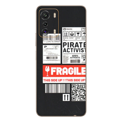 INFINIX Phone Skins (All Models) - Handle With Care - Matte Finish (M-99) Infinix Zero 5G