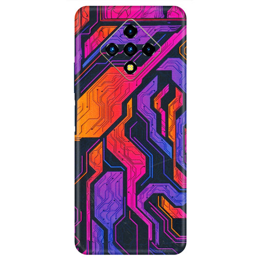 INFINIX Phone Skins (All Models) - Tech Circuits Futuristic - 3D Embossed Finish (L-07) Infinix Zero 8i