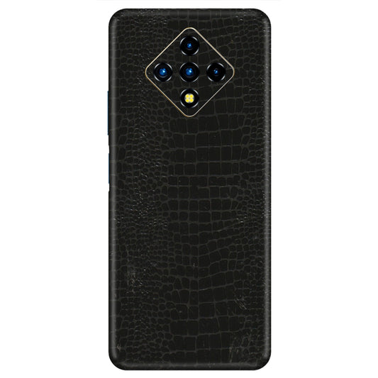 INFINIX Phone Skins (All Models) - Snake Leather Black - 3D Embossed Finish (L-107) Infinix Zero 8i