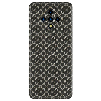INFINIX Phone Skins (All Models) - Black G Print - 3D Embossed Finish (L-109) Infinix Zero 8i