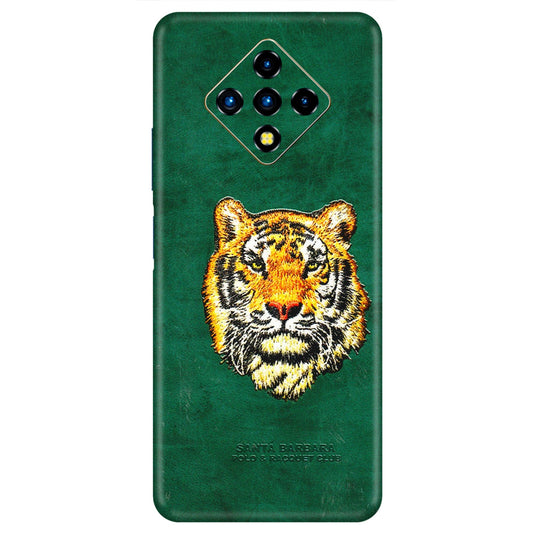 INFINIX Phone Skins (All Models) - Leather Feel Tiger - 3D Embossed Finish (L-111) Infinix Zero 8i