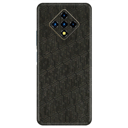INFINIX Phone Skins (All Models) - Black Abstract Pattern - 3D Embossed Finish (L-117) Infinix Zero 8i