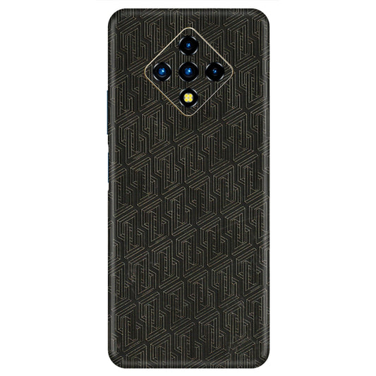 INFINIX Phone Skins (All Models) - Black Abstract Pattern - 3D Embossed Finish (L-117) Infinix Zero 8i
