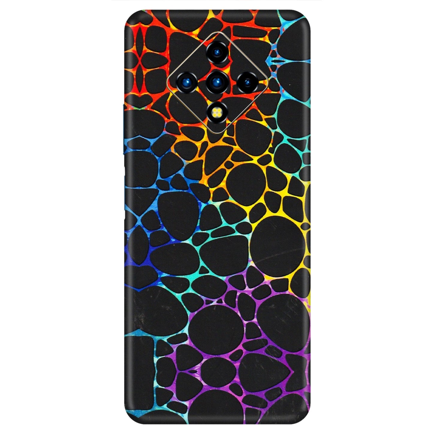 INFINIX Phone Skins (All Models) - Abstract Art MultiColour - 3D Embossed Finish (L-133) Infinix Zero 8i