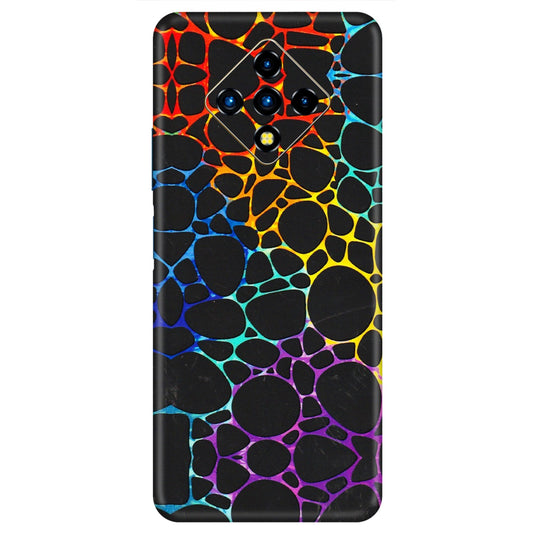 INFINIX Phone Skins (All Models) - Abstract Art MultiColour - 3D Embossed Finish (L-133) Infinix Zero 8i