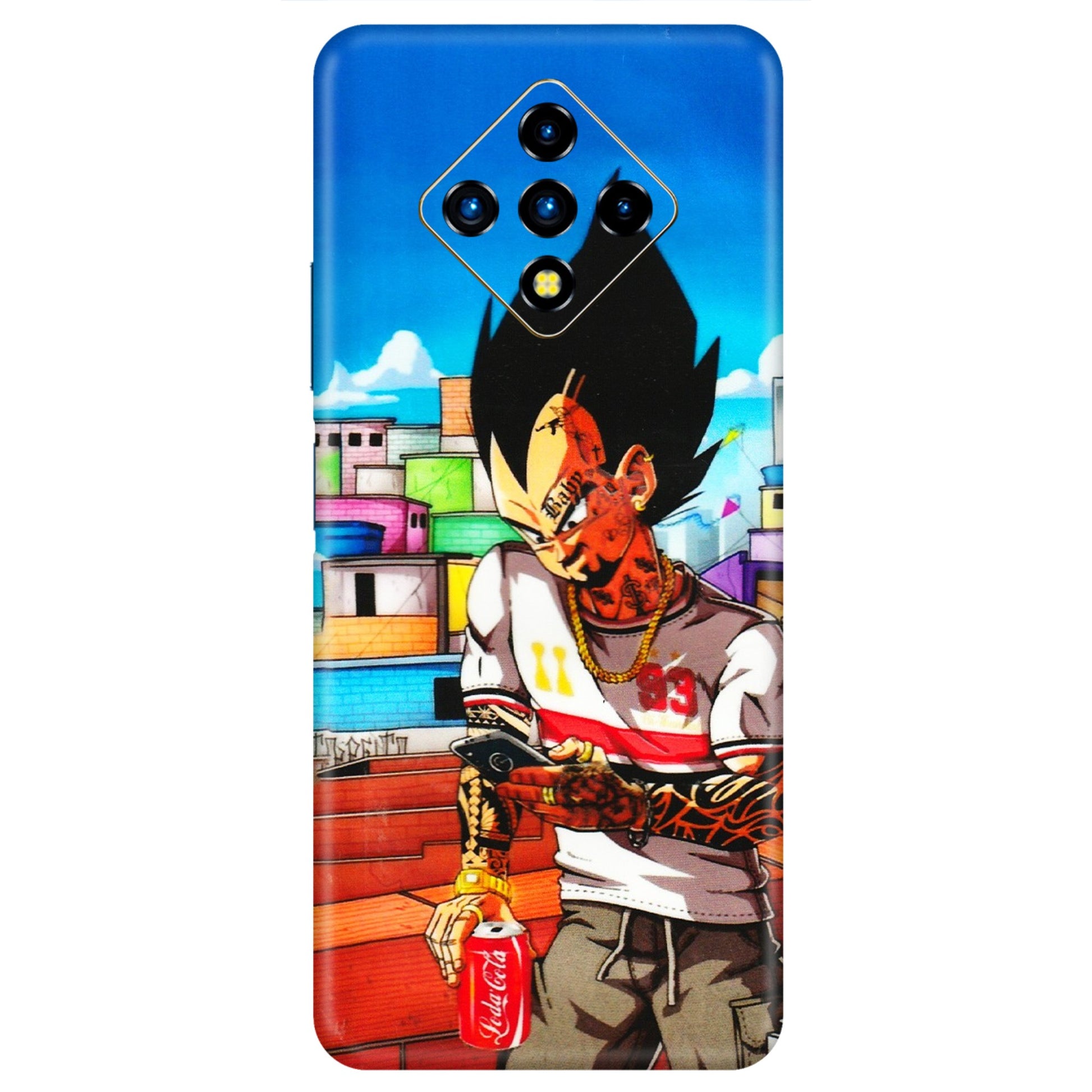 INFINIX Phone Skins (All Models) - Vegeta - 3D Embossed Finish (L-136) Infinix Zero 8i