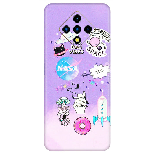 INFINIX Phone Skins (All Models) - I Need My Nasa Skin - 3D Embossed Finish (L-149) Infinix Zero 8i