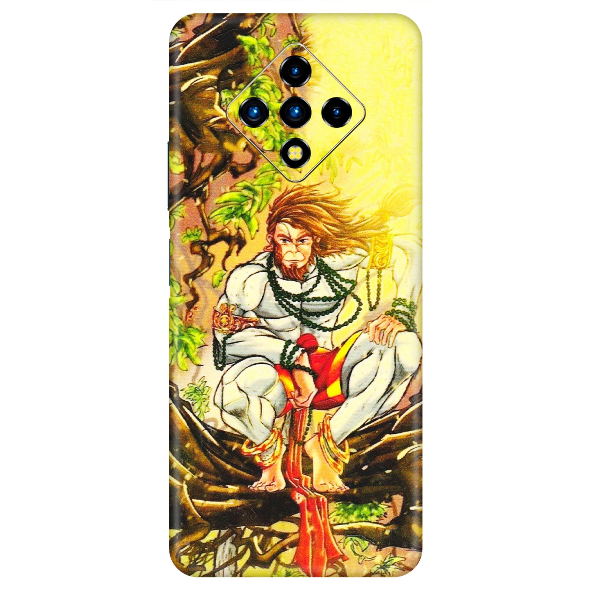 INFINIX Phone Skins (All Models) - Lord Hanuman - 3D Embossed Finish (L-152) Infinix Zero 8i