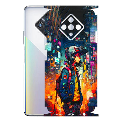 INFINIX Phone Skins (All Models) - Street Anime Guy - 3D Embossed Finish (L-158) Infinix Zero 8i