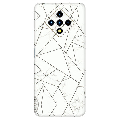 INFINIX Phone Skins (All Models) - Luxury White Marble Effect - 3D Embossed Finish (L-168) Infinix Zero 8i