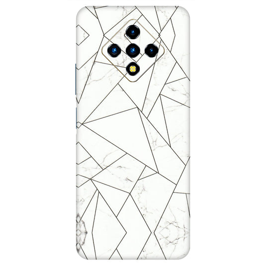 INFINIX Phone Skins (All Models) - Luxury White Marble Effect - 3D Embossed Finish (L-168) Infinix Zero 8i