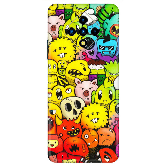 INFINIX Phone Skins (All Models) - Angry Funkies - 3D Embossed Finish (L-169) Infinix Zero 8i