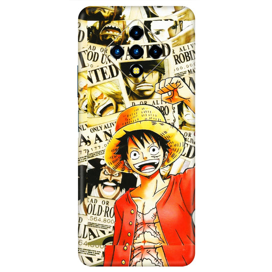 INFINIX Phone Skins (All Models) - Luffy Anime - 3D Embossed Finish (L-177) Infinix Zero 8i