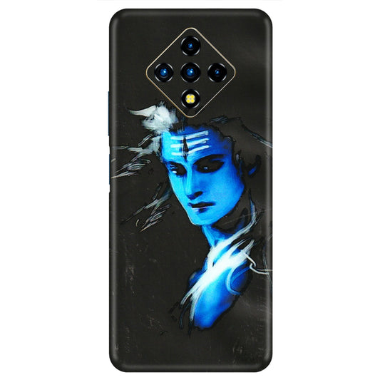INFINIX Phone Skins (All Models) - Har Har Mahadev Blue/Black - 3D Embossed Finish (L-185) Infinix Zero 8i