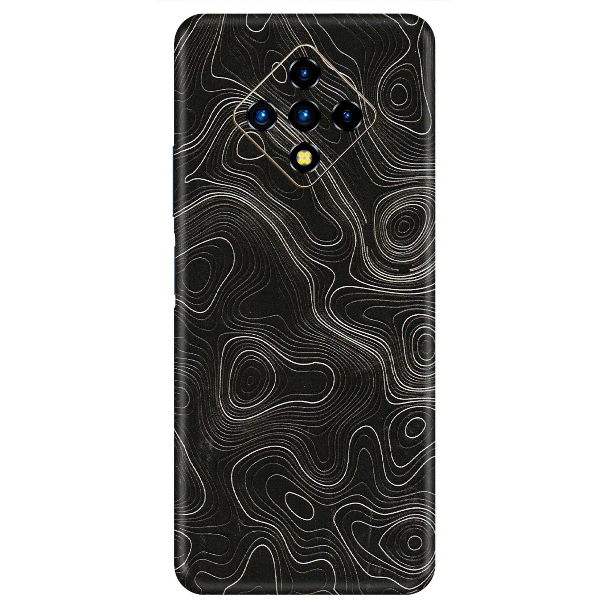 INFINIX Phone Skins (All Models) - Black Swirl - 3D Embossed Finish (L-196) Infinix Zero 8i