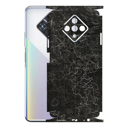 INFINIX Phone Skins (All Models) - Black map Texture - 3D Embossed Finish (L-201) Infinix Zero 8i