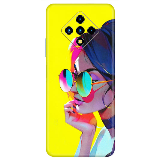 INFINIX Phone Skins (All Models) - Bold Stylish Girl - 3D Embossed Finish (L-222) Infinix Zero 8i