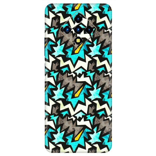INFINIX Phone Skins (All Models) - Funky Zig Zag - 3D Embossed Finish (L-223) Infinix Zero 8i