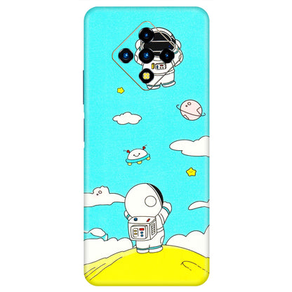 INFINIX Phone Skins (All Models) - Blue Skies Astro Float - 3D Embossed Finish (L-230) Infinix Zero 8i