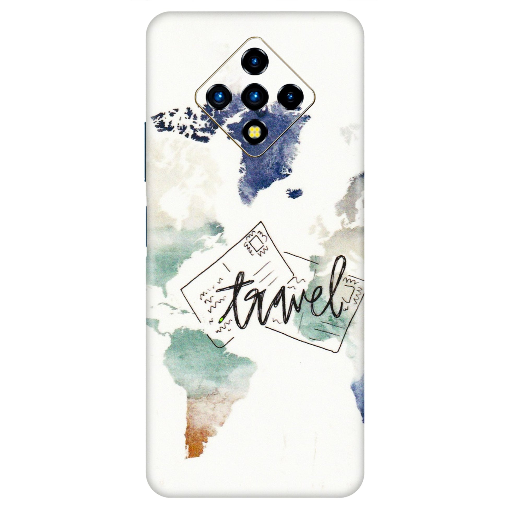 INFINIX Phone Skins (All Models) - Travel The World - 3D Embossed Finish (L-232) Infinix Zero 8i