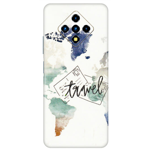 INFINIX Phone Skins (All Models) - Travel The World - 3D Embossed Finish (L-232) Infinix Zero 8i