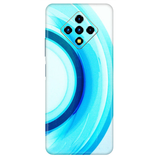 INFINIX Phone Skins (All Models) - The Blue Curve - 3D Embossed Finish (L-244) Infinix Zero 8i