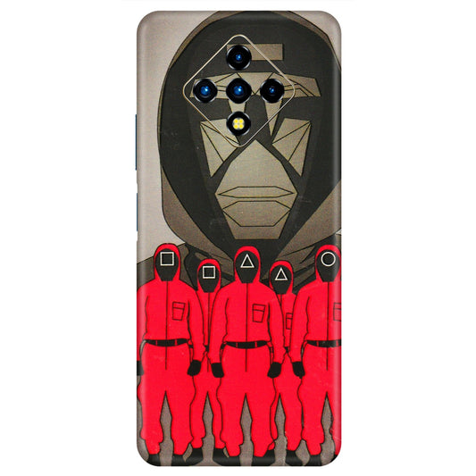 INFINIX Phone Skins (All Models) - Squid Game Hero - 3D Embossed Finish (L-245) Infinix Zero 8i