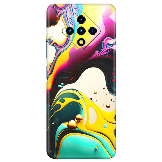 INFINIX Phone Skins (All Models) - Multicolor Abstract pattern - 3D Embossed Finish (L-254) Infinix Zero 8i