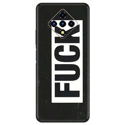 INFINIX Phone Skins (All Models) - The F Word - 3D Embossed Finish (L-255) Infinix Zero 8i