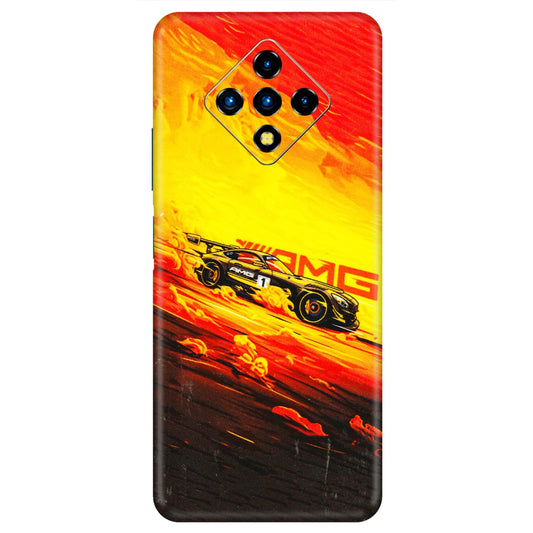 INFINIX Phone Skins (All Models) - AMG Car Speed Cover - 3D Embossed Finish (L-256) Infinix Zero 8i