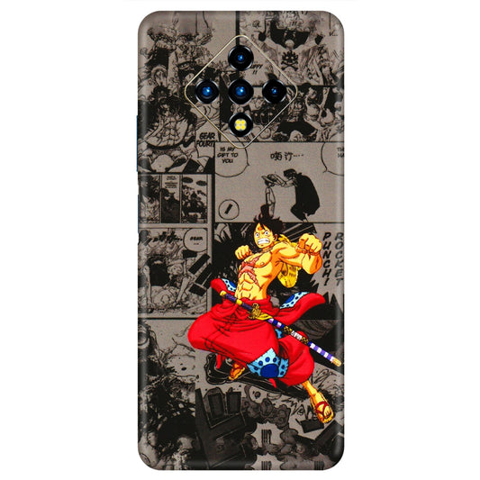 INFINIX Phone Skins (All Models) - One Piece Rocket Punch Manga - 3D Embossed Finish (L-25) Infinix Zero 8i
