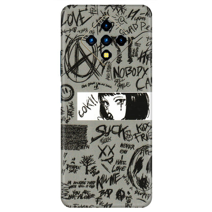 INFINIX Phone Skins (All Models) - Never Have Love Anime - 3D Embossed Finish (L-260) Infinix Zero 8i