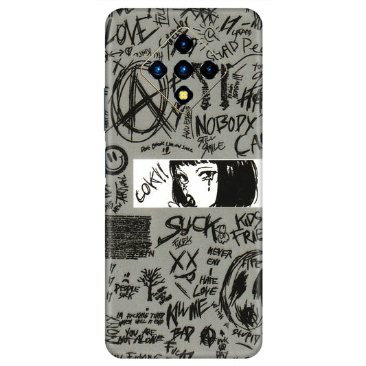 INFINIX Phone Skins (All Models) - Never Have Love Anime - 3D Embossed Finish (L-260) Infinix Zero 8i