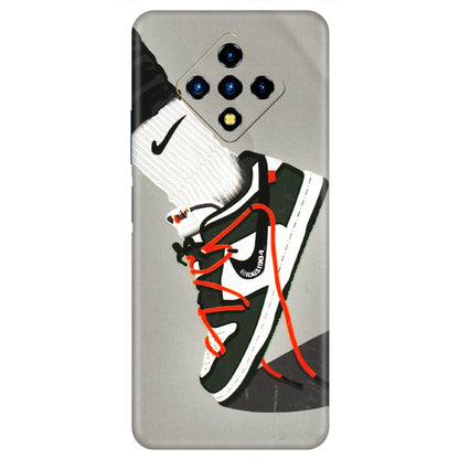 INFINIX Phone Skins (All Models) - New Grey Sneaker - 3D Embossed Finish (L-261) Infinix Zero 8i
