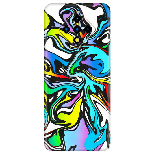 INFINIX Phone Skins (All Models) - Abstract Colour Paints - 3D Embossed Finish (L-271) Infinix Zero 8i