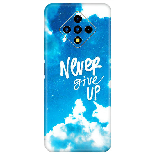 INFINIX Phone Skins (All Models) - Never Give Up - 3D Embossed Finish (L-279) Infinix Zero 8i