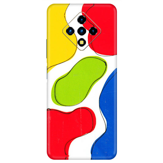 INFINIX Phone Skins (All Models) - RGB Colour Paint - 3D Embossed Finish (L-284) Infinix Zero 8i