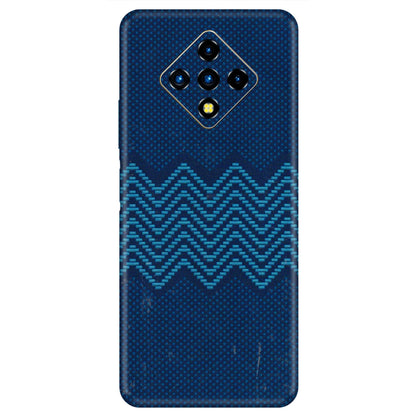 INFINIX Phone Skins (All Models) - Blue Sober Waves - 3D Embossed Finish (L-306) Infinix Zero 8i