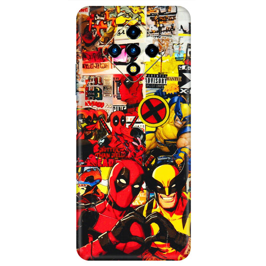 INFINIX Phone Skins (All Models) - Spidy Wolverine - 3D Embossed Finish (L-310) Infinix Zero 8i