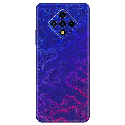 INFINIX Phone Skins (All Models) - Purple Ripples Swirl - 3D Embossed Finish (L-314) Infinix Zero 8i