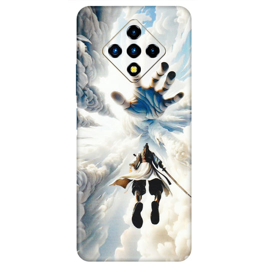 INFINIX Phone Skins (All Models) - Big Hand With Monkey King - 3D Embossed Finish (L-323) Infinix Zero 8i