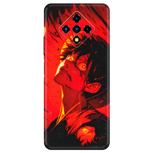 INFINIX Phone Skins (All Models) - D.Luffy Power Up One Piece Anime - 3D Embossed Finish (L-326) Infinix Zero 8i