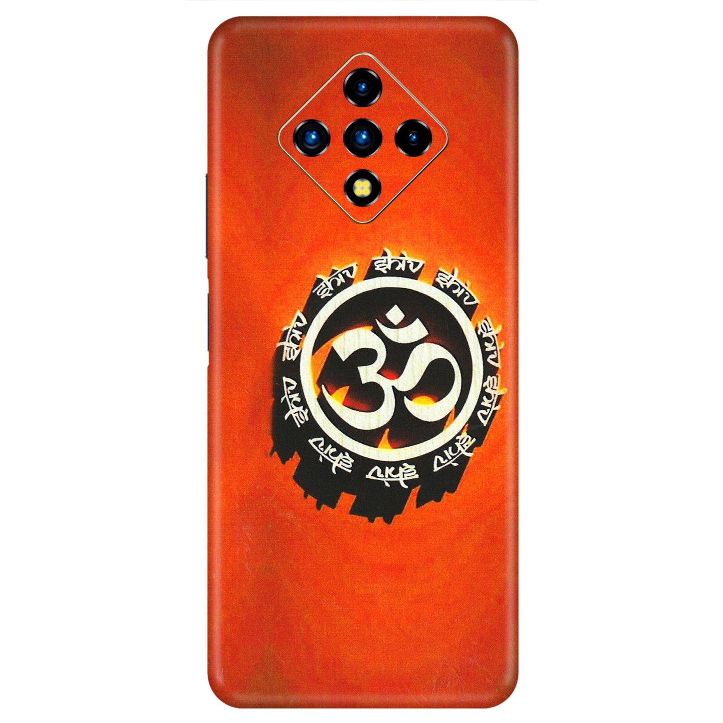INFINIX Phone Skins (All Models) - Aum Shiv Orange - 3D Embossed Finish (L-32) Infinix Zero 8i