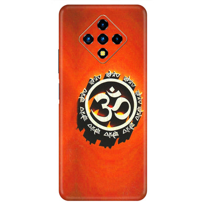 INFINIX Phone Skins (All Models) - Aum Shiv Orange - 3D Embossed Finish (L-32) Infinix Zero 8i