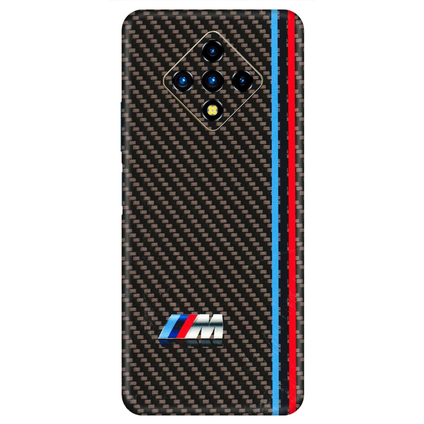 INFINIX Phone Skins (All Models) - BM Carbon Fiber Feels - 3D Embossed Finish (L-38) Infinix Zero 8i