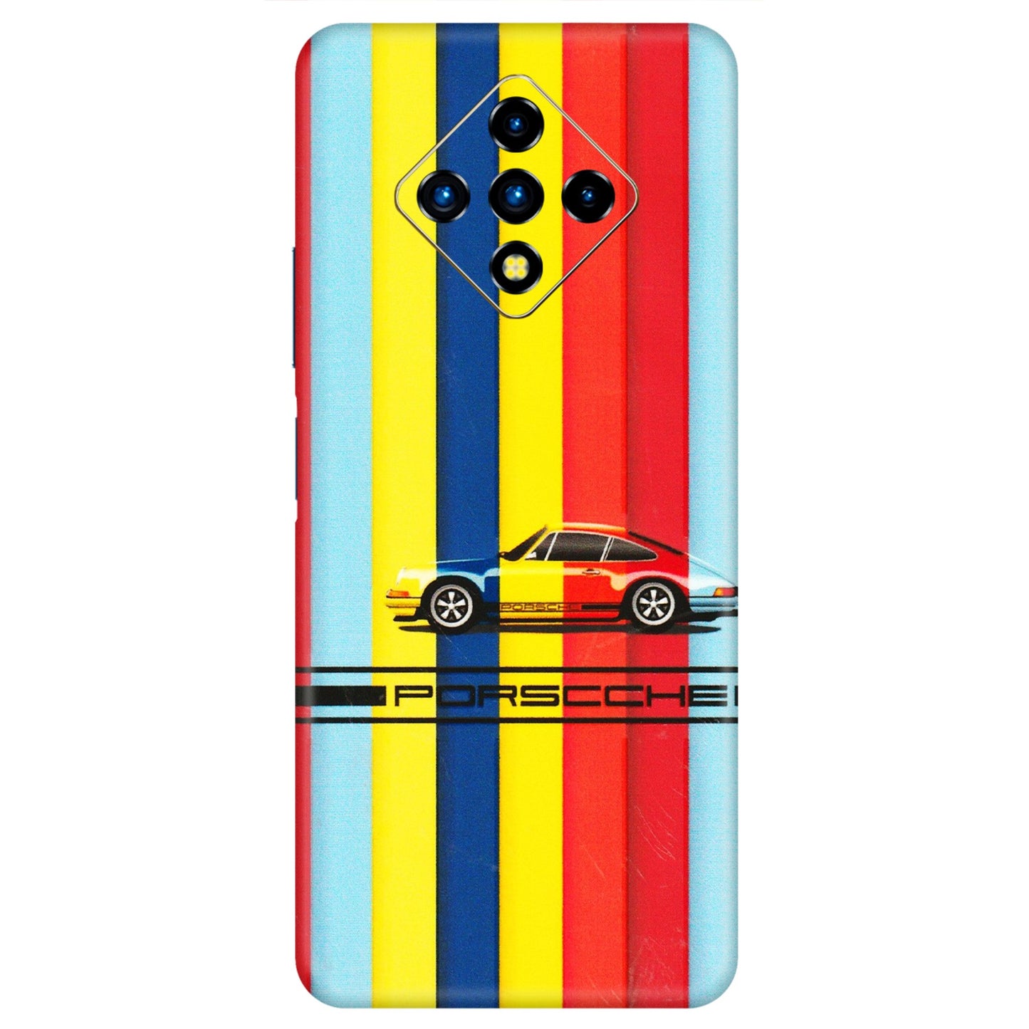 INFINIX Phone Skins (All Models) - Multicolour Porche - 3D Embossed Finish (L-39) Infinix Zero 8i