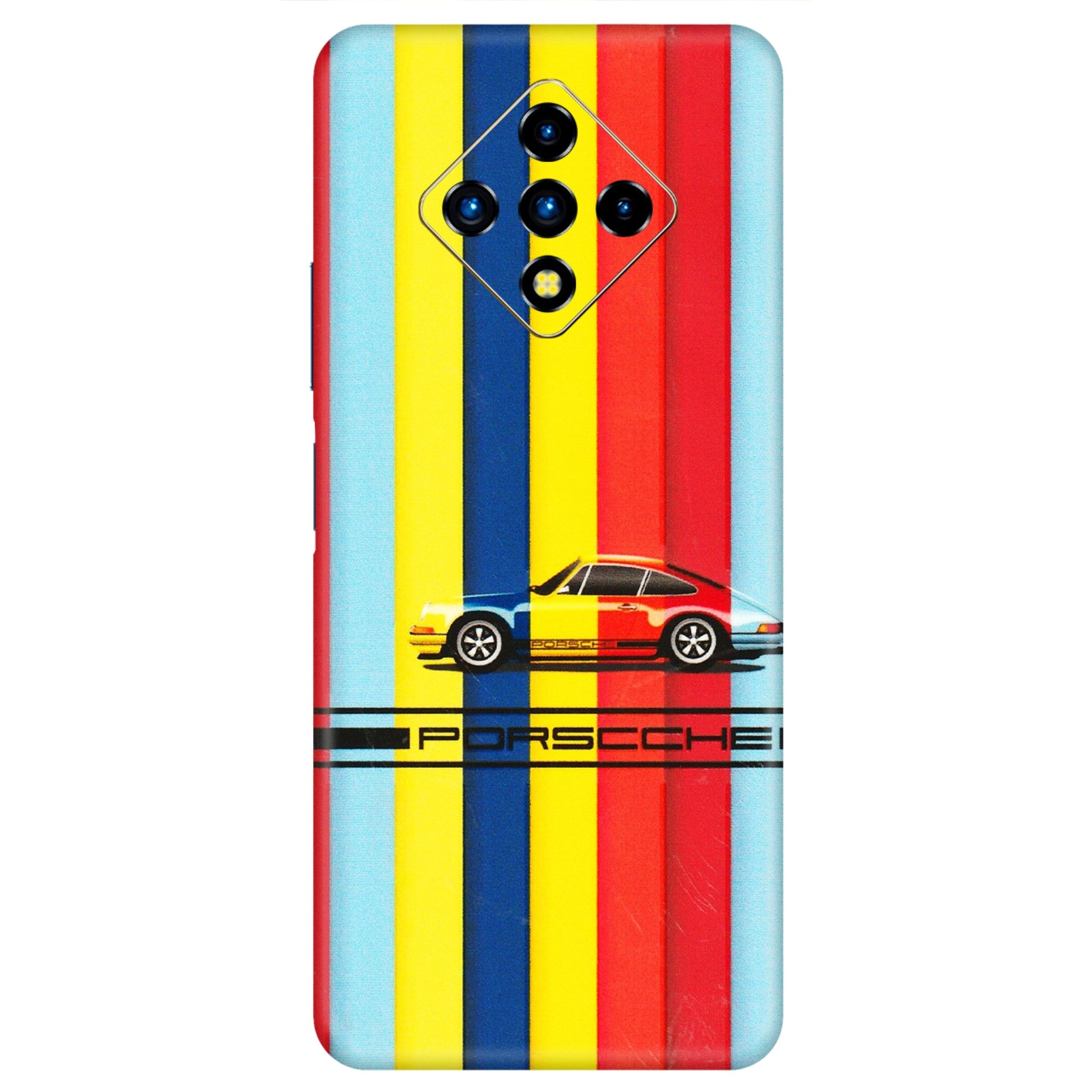 INFINIX Phone Skins (All Models) - Multicolour Porche - 3D Embossed Finish (L-39) Infinix Zero 8i