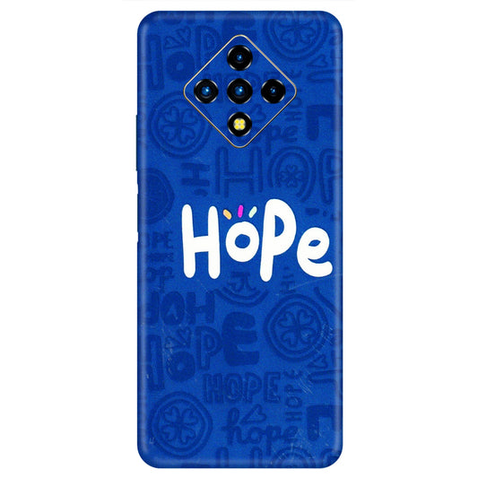 INFINIX Phone Skins (All Models) - Hope Doodles Blue - 3D Embossed Finish (L-43) Infinix Zero 8i