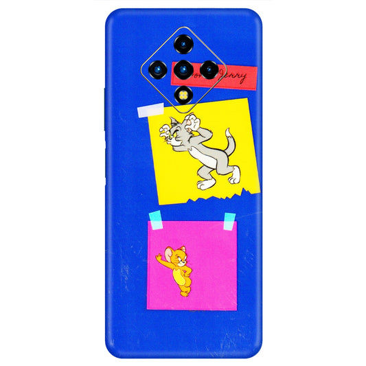 INFINIX Phone Skins (All Models) - Tom N Jerry Sticky Notes - 3D Embossed Finish (L-88) Infinix Zero 8i