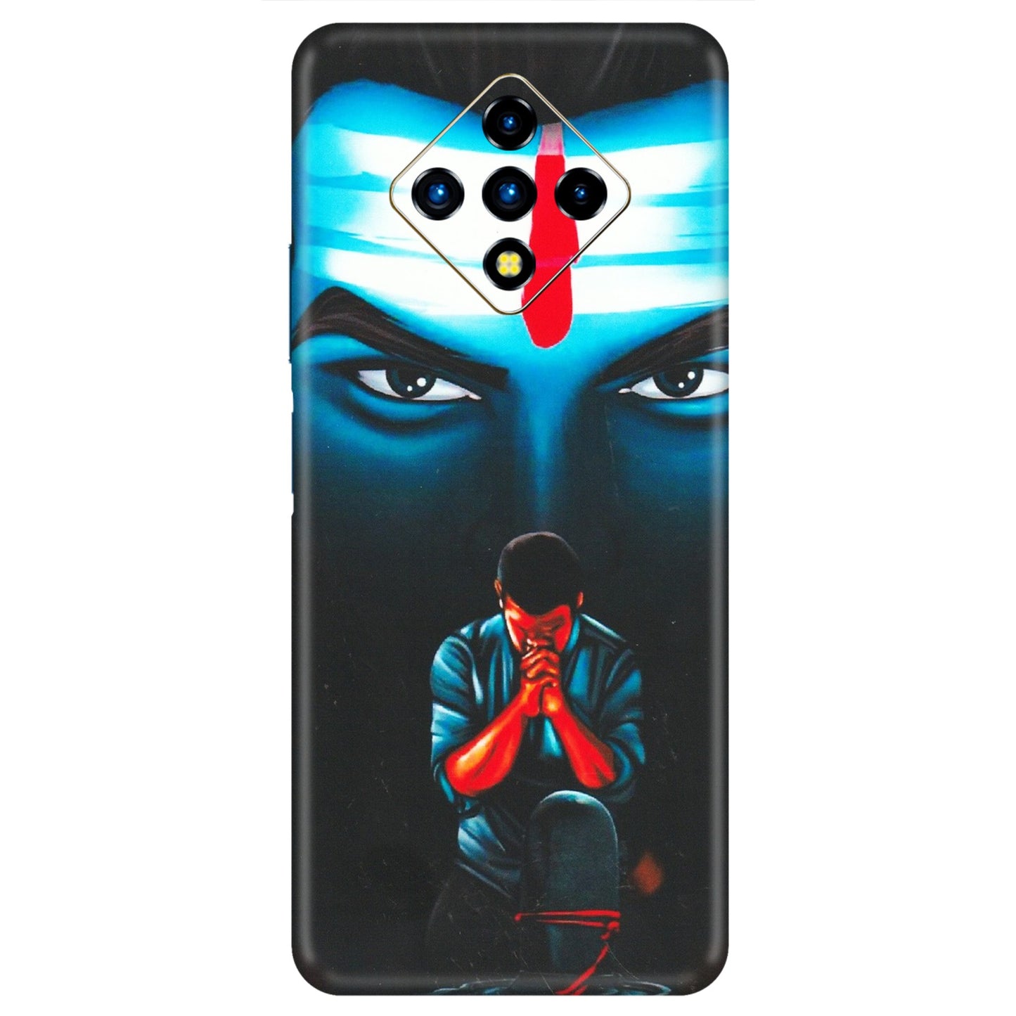 INFINIX Phone Skins (All Models) - Mahakal Bhakt - Matte Finish (M-112) Infinix Zero 8i
